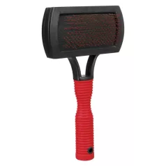   Trixie Soft Brush | Kíméletes puha kefe bogyós végű sörtékkel – 10 × 17 cm