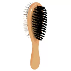   Trixie Double-Sided Brush | Kétoldalas ápolókefe kutyák és macskák részére – 6 × 21 cm