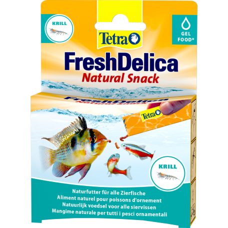 Tetra | FreshDelica | Krill | Zselés eledel | Díszhalak számára - 48 g