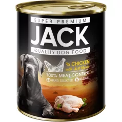 Jack konzerv 3/4 csirke 800 g kutya