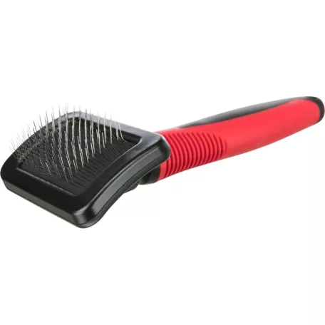 Trixie Soft Brush | Puha szőrápoló kefe kutyák részére – 9 × 16 cm