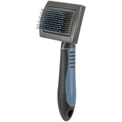   Trixie Soft Brush | Bogyós végű kíméletes kefe hosszú és rövid szőrű kedvenceknek – 7 × 16 cm