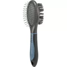 Trixie Brush Double-Sided | Ovális kétoldalas kefe kutyák részére – 5 × 19 cm