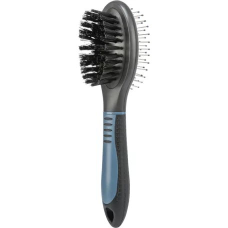 Trixie Brush Double-Sided | Ovális kétoldalas kefe kutyák részére – 5 × 19 cm