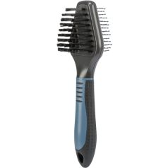   Trixie Double-Sided Brush | Kétoldalas kefe kutyák részére a teljes körű ápolásért – 6 × 19 cm