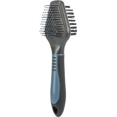  Trixie Double-Sided Brush | Kétoldalas kefe kutyák részére a teljes körű ápolásért – 6 × 19 cm