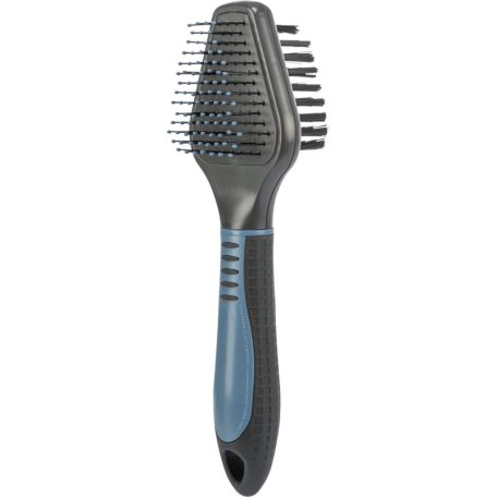 Trixie Double-Sided Brush | Kétoldalas kefe kutyák részére a teljes körű ápolásért – 6 × 19 cm