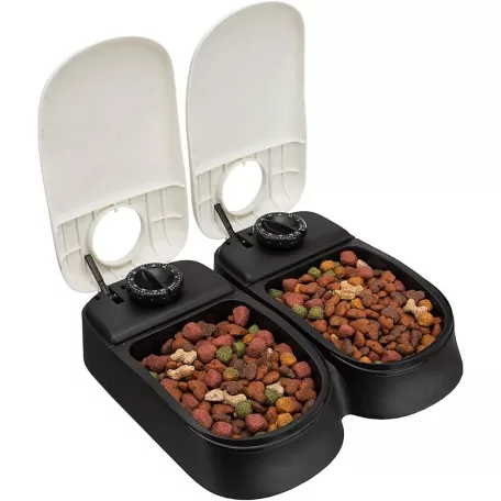 Trixie TX2 Automatic Food Dispenser | Autómata etető - 2 x 0,3 L