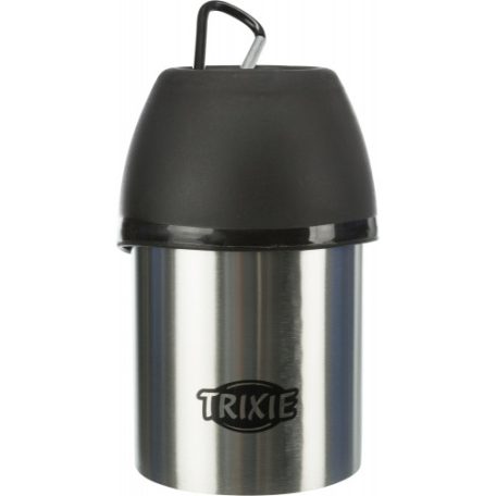 Trixie Bottle with Bowl | Fém itató palack - 0,3 L