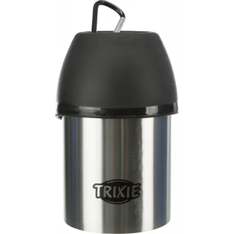 Trixie Bottle with Bowl | Fém itató palack - 0,3 L