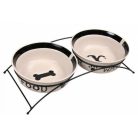 Trixie Eat on Feet | Állványos etetőkészlet - 2 x 2,6 L