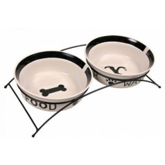 Trixie Eat on Feet | Állványos etetőkészlet - 2 x 2,6 L