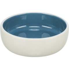   Trixie | Ceramic Bowl kerámia tál macskáknak – fehér, kék (0,3 l / Ø13 cm)