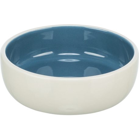 Trixie | Ceramic Bowl kerámia tál macskáknak – fehér, kék (0,3 l / Ø13 cm)