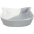 Trixie | Bowl Set - kerámia tál, macskák részére - 0,2x13 cm - szürke-fehér