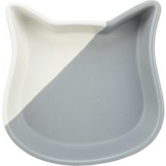   Trixie | Bowl Set - kerámia tál, macskák részére - 0,2x13 cm - szürke-fehér