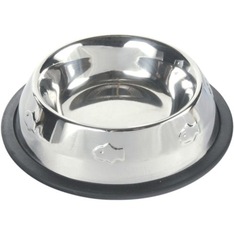 Trixie | Stainless Steel dombor nyomott fémtál macskáknak – 0,2 l (Ø15 cm)