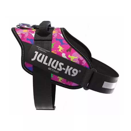 Julius-K9 | IDC Powerhám | Ergonomikus, fényvisszaverő kutyahám – Dogz (2XS) 33–45 cm