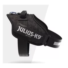   Julius-K9 | IDC Powerhám | Ergonomikus, fényvisszaverő kutyahám – Night Camo (XL/2) 71–96 cm