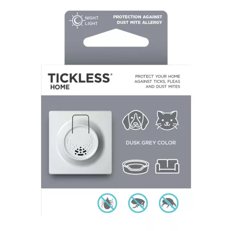 TICKLESS HOME Szürke ultrahangos kullancsriasztó beltéri használatra