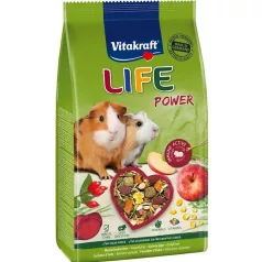   Vitakraft Life Power Cavia | Kiegészítő eledel tengerimalacoknak | Redő mix - 600 g
