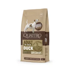 QUATTRO Hypoallergenic SMALL BREED ADULT DUCK kutyatáp 7kg