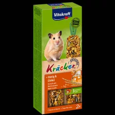   Vitakraft Kracker | Dupla rúd hörcsögöknek | Méz-tönköly - 2x56 g