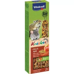   Vitakraft Kracker | Dupla rúd rágcsálóknak | Köles-alma - 60 g