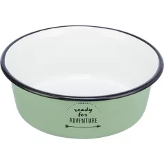 Trixie Bowl, enamel/stainless steel | Fém tál - 0,3 L
