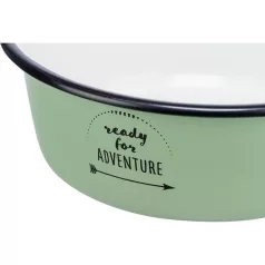 Trixie Bowl, enamel/stainless steel | Fém tál - 0,3 L