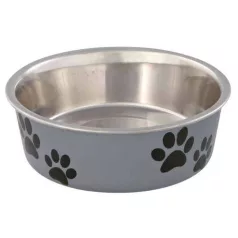   Trixie Stainless Steel Bowl | Fémtál műanyag borítással - 0,3 L