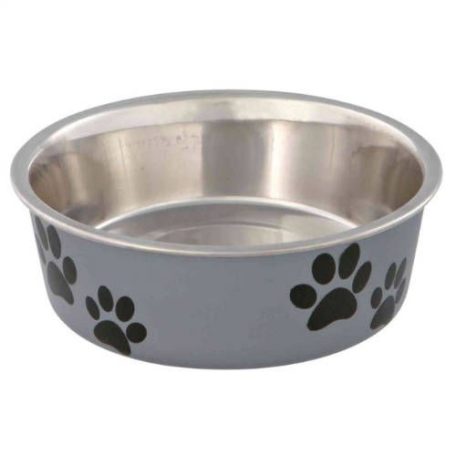 Trixie Stainless Steel Bowl | Fémtál műanyag borítással - 0,3 L