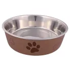 Trixie Stainless Steel Bowl | Fémtál műanyag borítással - 0,45 L