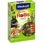 Vitakraft Rollis Party | Kiegészítő eledel rágcsálóknak | Lucerna-gabona-széna - 500 g