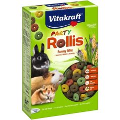   Vitakraft Rollis Party | Kiegészítő eledel rágcsálóknak | Lucerna-gabona-széna - 500 g