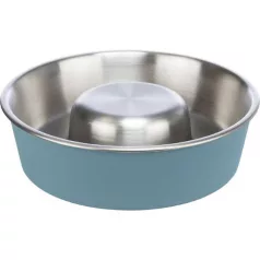   Trixie Slow Feeding Stainless Steel Bowl | Evéslassító tál - 1 L