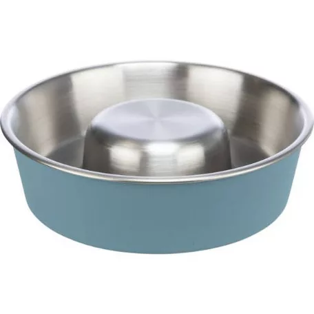 Trixie Slow Feeding Stainless Steel Bowl | Evéslassító tál - 1 L