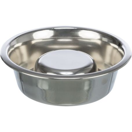 Trixie Slow Feeding Stainless Steel Bowl | Evéslassító tál - 0,6 L