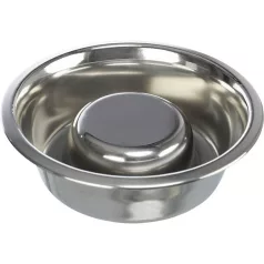   Trixie Slow Feeding Stainless Steel Bowl | Evéslassító tál - 1,1 L