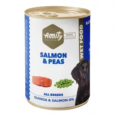 Amity Hypoallergen Salmon-Peas Kutya Konzerv 400 g