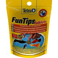   Tetra | FunTips | Tablets | Ragacsos áplálék | Tabletta | Trópusi halak számára - 20 db/8 g
