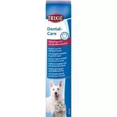   Trixie Dental Care Gel with Beef Aroma | Marhahúsos ízesítésű fogápoló gél kutyák és macskák részére – 100 g