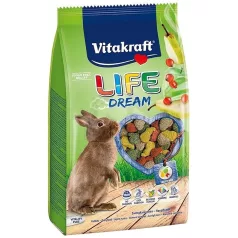   Vitakraft Life Dream Rabbit |Teljesértékű nyúleledel - 600 g