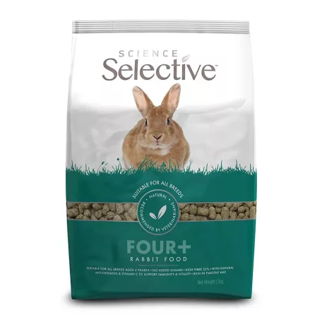 Science Selective 4+ Rabbit Food Nyúltáp 1,5 kg