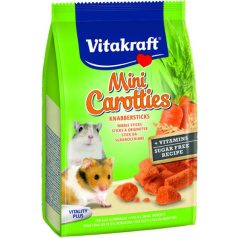   Vitakraft Mini Carotties | Kiegészítő eledel rágcsálóknak | Sárgarépás - 50 g