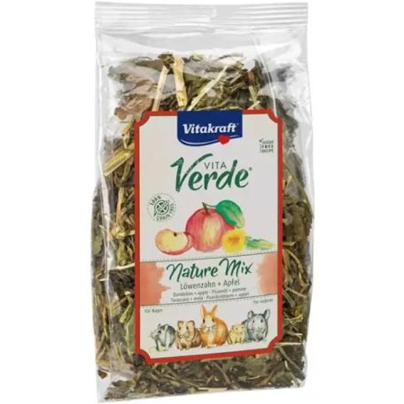 Vitakraft Vita Verde Nature Mix Spitzwegerich,Rotklee | Kiegészítő eledel rágcsálóknak | Pitypang,alma - 80 g