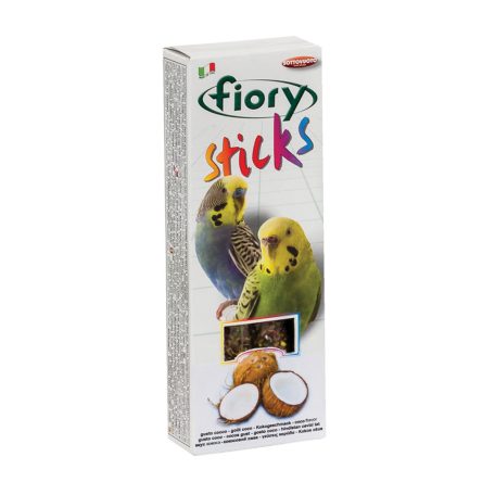 Fiory | Sticks for Budgies coco flavor | Rudak (2 db) törpepapagájnak, kókusz ízesítéssel - 60 g