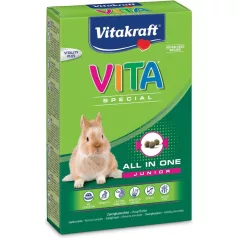   Vitakraft Vita Special Junior | Teljes értékű eledel könnyen emészthető fiatal nyulak számára – 600 g