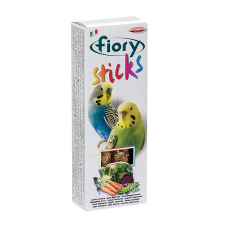 Fiory | Sticks for Budgies vegetable flavor | Rudak (2 db) törpepapagájnak, zöldség ízesítéssel - 60 g