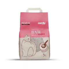   Comfy | Benta Compact | Csomósodó, illatosított (babapúder) macskaalom - 5 L